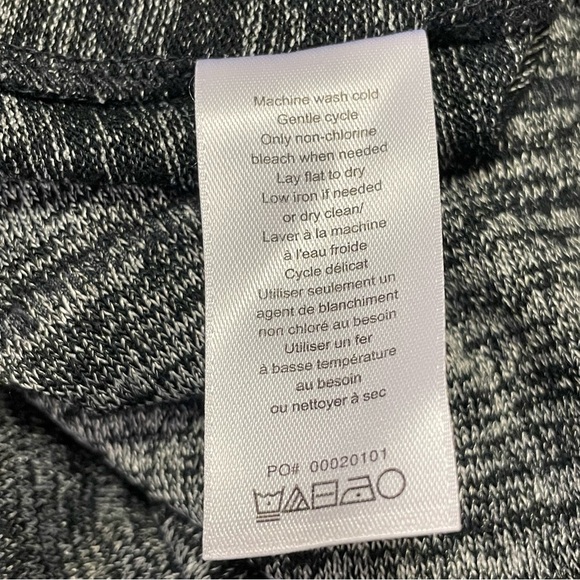 RAG & BONE Landon T-Neck in Black Heather - Picture 6 of 6